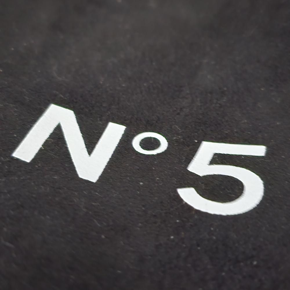 CHANEL No. 5 Black and White Hair Clip